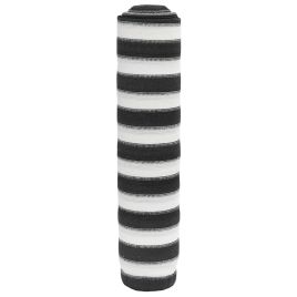 Privacy Net Anthracite and White 2x10 m HDPE 150 g/m²