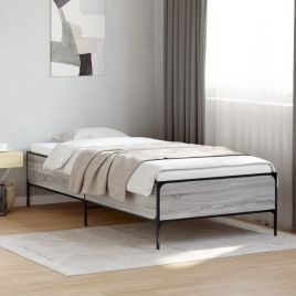 Bedframe Grey Sonoma 100x200cm