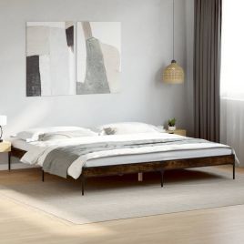 Bedframe Smoked Oak 200x200cm