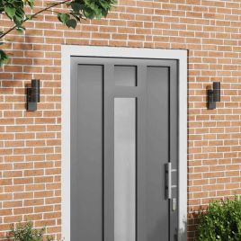 TONGLEN Outdoor Wall Light 2 pcs 7x10x22 cm - Black