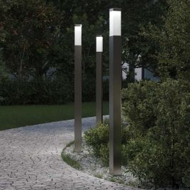 TONGLEN Bollard Lights 3 pcs 110 cm Stainless IP44 Steel