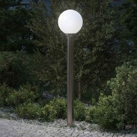TONGLEN Bollard Light 120 cm Stainless IP44 Steel
