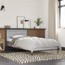 Bedframe Grey Sonoma 90x200cm