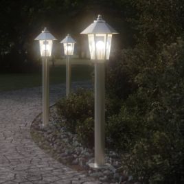 BAPARK Outdoor Floor Lamp 80 cm Stainless Steel - Silver