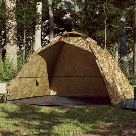 Fishing Tent 4-Person Camouflage Quick Release - vid-4005325
