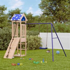 MOAMERE Outdoor Playset Solid Wood - Pine