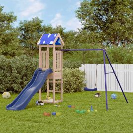 MOAMERE Outdoor Playset Solid Wood - Pine