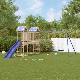 CAOMERE Outdoor Playset Solid Wood - Pine