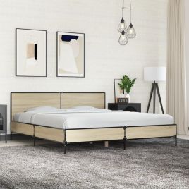 Bedframe Sonoma Oak 200x200cm