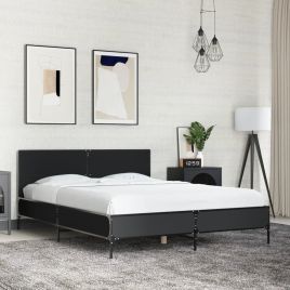 Bedframe Black 135x190cm Double