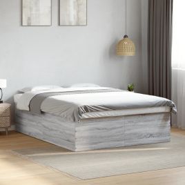 Bedframe Grey Sonoma 160x200cm