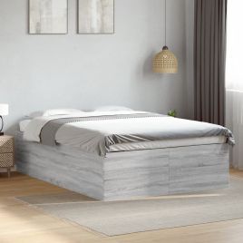 Bedframe Grey Sonoma 140x190cm