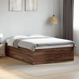 Bedframe Brown Oak 120x190cm Small Double