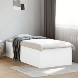 Bedframe White 90x190cm Single