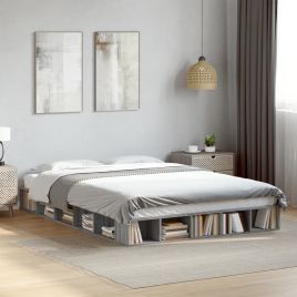 Bedframe Grey Sonoma 140x200cm