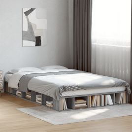 Bedframe Grey Sonoma 140x190cm