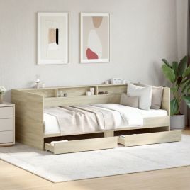 Daybed with Drawers Sonoma Oak 90x200cm