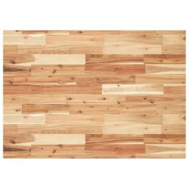 Desk Top Oil Finished 80x70x4 cm Solid Wood Acacia