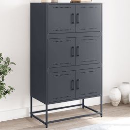 Sideboard Anthracite 68.5x38.5x123.5 cm Steel