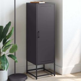 Highboard Black 36x39x123 cm Steel