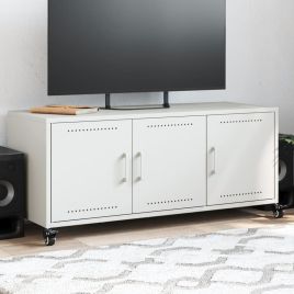 TV Cabinet White 100.5x39x43.5 cm Steel