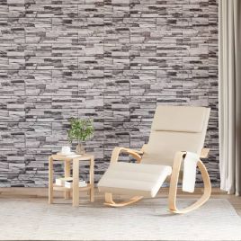 3D Wall Panels 10 pcs Light Grey 100x50 cm EPS - vid-4008552