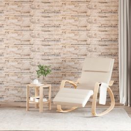 3D Wall Panels 14 pcs White and Red 100x25 cm EPS