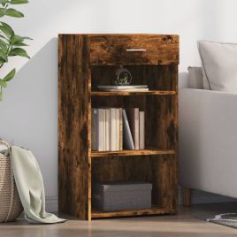 Sideboard Smoked Oak 50x42.5x93 cm Engineered Wood