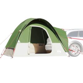 Car Tent 4-Person Green Waterproof - vid-4009494