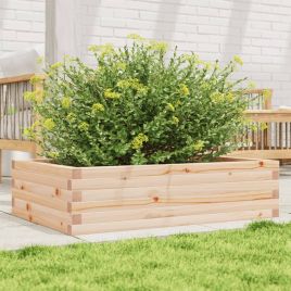 Garden Planter 90x60x23 cm Solid Wood Pine