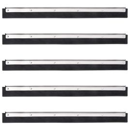 Floor Squeegee Heads 5 pcs 45.5x2x5 cm Steel and Rubber