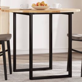 Table Top Round 90x2 cm Solid Wood Acacia - vid-4008687