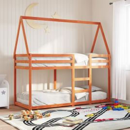 Bunkbed Wax Brown 80x200cm Solid Wood Pine
