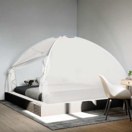 Mosquito Net Mongolia with Doors 220 Mesh White 200x200x135 cm