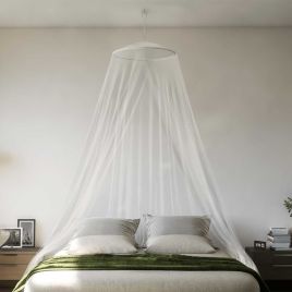 Mosquito Net for Bed 220 Mesh White 56x56x220 cm - vid-4010050