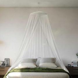 Mosquito Net for Bed 220 Mesh White 56x56x220 cm - vid-4010052