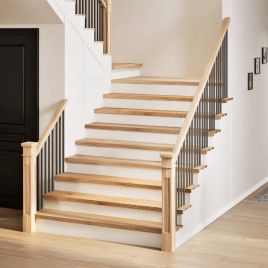 Stair Treads 16 Pieces Untreated 110x25x2 cm Solid Wood Oak