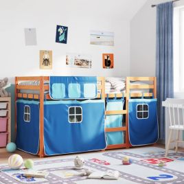 Bunkbed Blue 80x200cm Solid Wood Pine
