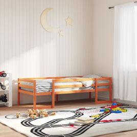 Kids Bedframe Wax Brown 90x190cm Single