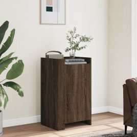Sideboard Brown Oak 45x35x75 cm Engineered Wood - vid-848401