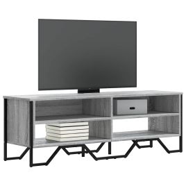 TV Cabinet Grey Sonoma 122x34x41 cm Engineered Wood - vid-848572