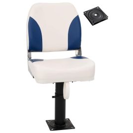 Boat Seat with Pedestal Height Adjustable 360degree Rotatable