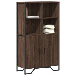 Highboard Brown Oak 79.5x35.5x137.5 cm Engineered wood