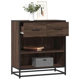 Sideboard Brown Oak 68x35x76 cm Engineered Wood