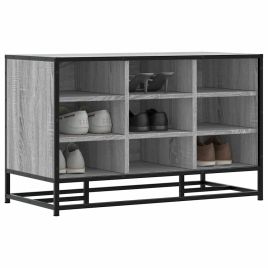 TUMANIA Medium Shoe Bench Grey Sonoma