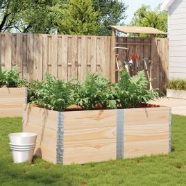 Garden Planter 150x100 cm Solid Wood Pine