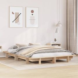 Bedframe 120x200cm Solid Wood Pine