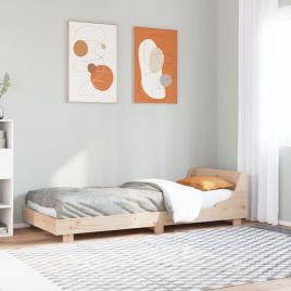 Bedframe 90x190cm Single Solid Wood Pine