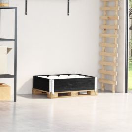 VIMOR Pallet Collar 80x60 cm Wooden - Black