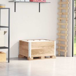 VIMOR Pallet Collars 2 pcs 80x60 cm Solid Wood - Pine